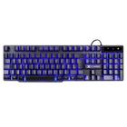 Teclado Gamer Vinik VX Hydra, LED Background Azul, 12 Teclas Multimídia, ABNT2, Preto GT700