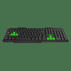 Teclado Gamer Viper Pro Python Membrana ABNT2 USB Preto