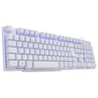 Teclado Gamer Vx Gaming Hydra Branco Abnt2 Multimidia