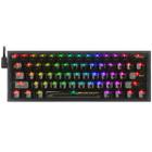 Teclado Gaming Mecanico Redragon K617CTB-RGB Ingles USB-C com Backlight RGB - Preto