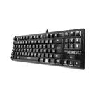Teclado Hermes E2 Led White Br Brown - Gamdias