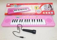 Piano Teclado Musical Infantil Eletrônico 32 Teclas Com Karaoke Microfone -  Chic Outlet - Economize com estilo!