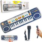 Teclado Infantil Musical Teclas Keys Com Microfone Piano