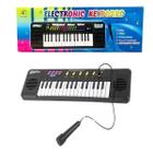 Teclado Infantil Piano Brinquedo Musical Com Karaoke E Microfone Para Crianças