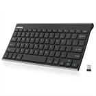 Teclado Inox Slim Sem Fio c/ Bateria Recarregável p/ PC, Smart TV e Windows 10/8/7/Vista/XP