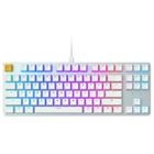 Teclado Jogos Glorious Glo Gmmk Tkl Brn W Rgb Branco Com Fio Inglês