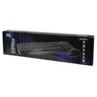 Teclado Kit Mouse e Mtek KM-5239 - Sem Fio - 1200DPI - Portugues - Preto