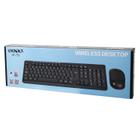 Teclado Kit Mouse e Satellite AK-751G - Sem Fio - 1600DPI - Portugues - Preto