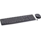 Teclado Logitech S/Fio + Mouse Mk235 Rc/Nano Preto