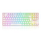 Teclado Magnético Gamer Redragon Kumara Pro, Anti-Ghosting, RGB, Switch Brown, ABNT2, Branco - K552W-RGB-PRO (PT-BROWN)