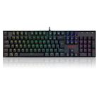 Teclado Mecado Gamer Mitra RGB Preto Switch Azul ABNT2 - Redragon