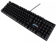 Teclado mecânico a+ plus tech khan switch blue