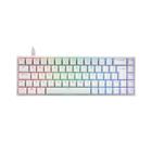 Teclado Mecânico Akko 3068S Branco Switch Akko Blue ABNT2