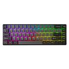 Teclado mecânico DrunkDeer G65 Rapid Trigger RGB 65% preto