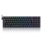 Teclado mecanico gamer ashe rgb switch red redragon k626-kb-b preto