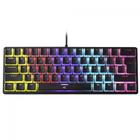 Teclado Mecânico Gamer BRX TGBRXRGB-M403, Iluminação RGB, 25 Teclas Anti-Ghosting, 61 Teclas, USB