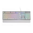 Teclado Mecânico Gamer Evus TC-08 Snowstorm - Branco