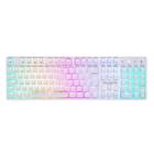 Teclado Mecânico Gamer Fallen Pantera, Switch Blue, Anti Ghosting, ABNT2, Branco - TE-FA-PA-BR-SA