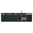 Teclado Mecânico Gamer Fortrek G RBW Black Hawak, RGB, Switch KRGD Blue, ABNT2, Dark Grey