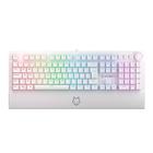 Teclado Mecânico Gamer Husky Anchorage Full Size, RGB, Switch Gateron EF Red, ABNT2, Branco - HTG200BRVR
