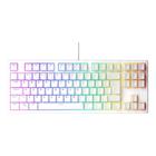 Teclado Mecânico Gamer Husky Sled, TKL, Branco, ABNT2, RGB, Switch Gateron G Pro Red - HTG500BRVR