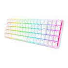 Teclado Mecânico Gamer K626 Branco Switch Marrom Redragon