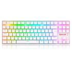 Teclado mecanico gamer kumara pro rgb wireless switch blue redragon k552rgb-brs-w branco