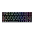 Teclado mecanico gamer kumara pro rgb wireless switch brown redragon k552rgb-brs-b preto