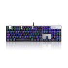 Teclado Mecânico Gamer Motospeed RGB Outemu Switch Azul ABNT2 Preto - CK104BLACK