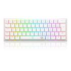 Teclado Mecânico Gamer Redragon Anivia, RGB, Switch Marrom, ABNT2, Branco