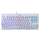 Teclado Mecânico Gamer Redragon Dark Avenger Branco Rgb