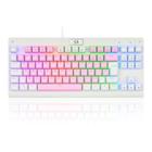 Teclado Mecânico Gamer Redragon Dark Avenger, RGB, Switch Brown, ABNT2, Rosa e Branco - K568PW-RGB (PT-BROWN)