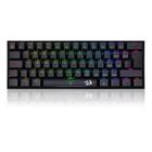 Teclado Mecânico Gamer Redragon Dragonborn, Rgb, 60%, Switch