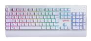 Teclado Mecânico Gamer Redragon Kala Branco Rgb Switch Blue