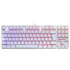 Teclado Mecânico Gamer Redragon Kumara, RGB, Switch Outemu Brown, ABNT2, Branco - K552W-RGB (PT-BROWN)