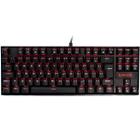 Teclado Mecanico Gamer Redragon Kumara Single Color SWITCH RED K552-2