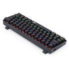 Teclado Mecânico Gamer Redragon Lakshmi K606R Rainbow - Preto