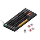 Teclado mecânico nuphy Air75 V2 75% Wireless Gateron Red