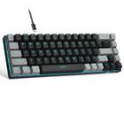 Teclado mecânico para jogos MageGee MK-Box 68 teclas preto/cinza