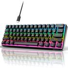 Teclado mecânico para jogos RK ROYAL KLUDGE RK61 Wired