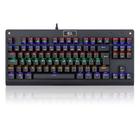 Teclado Mecânico Redragon Dark Avenger Preto Iluminação Rainbow Switch Preto, K568R