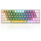 Teclado Mecanico Redragon Fizz RGB YL-GY-WT Switch Brown