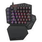 Teclado Mecanico Redragon K585RGB Diti One - Handed RGB - Preto (Outemu Brauwn)