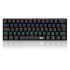 Teclado Mecânico Redragon Lakshmi Rainbow Switch Azul K606R