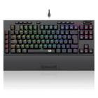 Teclado mecânico redragon vishnu, rgb, abnt2, wireless, switch red, tkl, preto - k596rgb (pt-red)