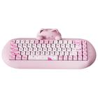 Teclado Mecânico Sem Fio YUNZII C68 65% com Retroiluminação RGB
