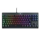 Teclado mecanico usb gamer dark avenger rgb switch blue redragon k568rgb-2 preto