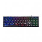 Teclado Membrana Gamer Clanm Jungle Preto CL-TJ8313