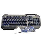 Teclado+Mouse Gamer Warrior Ragnar Keon, ABNT, TC223 , MULTILASER MULTILASER