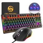 Teclado Mouse Mecânico Abnt2 Gamer Rgb Led Switch Blue Be-k1 Luuk Young